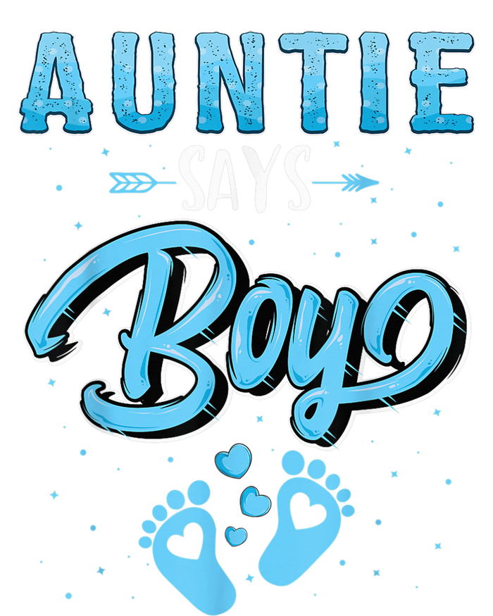 Gender reveal Auntie says Boy baby matching family set Baby Bodysuit