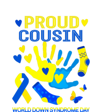 Proud Cousin T21 World Down Syndrome Awareness Day Ribbon Gift Hoodie