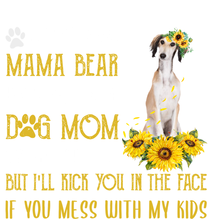 Sunflower Saluki Mom Mothers Day Dog Mom Gift Kids Long Sleeve Shirt