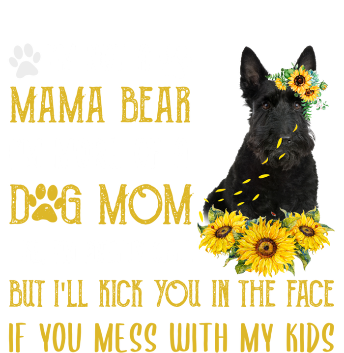 Sunflower Scottish Terrier Mom Mothers Day Dog Mom Gift T-Shirt