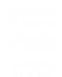 Support The Fighters Admire The Survivors Honor The Fallen Great Gift Full-Length Apron With Pockets