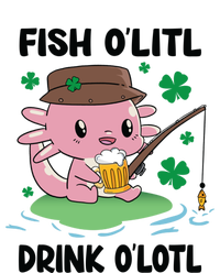 St Patricks Fish O'litl O'lotl Axolotl Fishing Funny Cute Gift T-Shirt