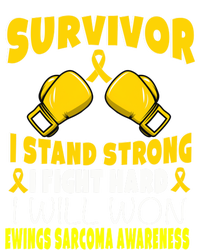 Survivor I Fight Hard Ewings Sarcoma Awareness Cool Gift T-Shirt