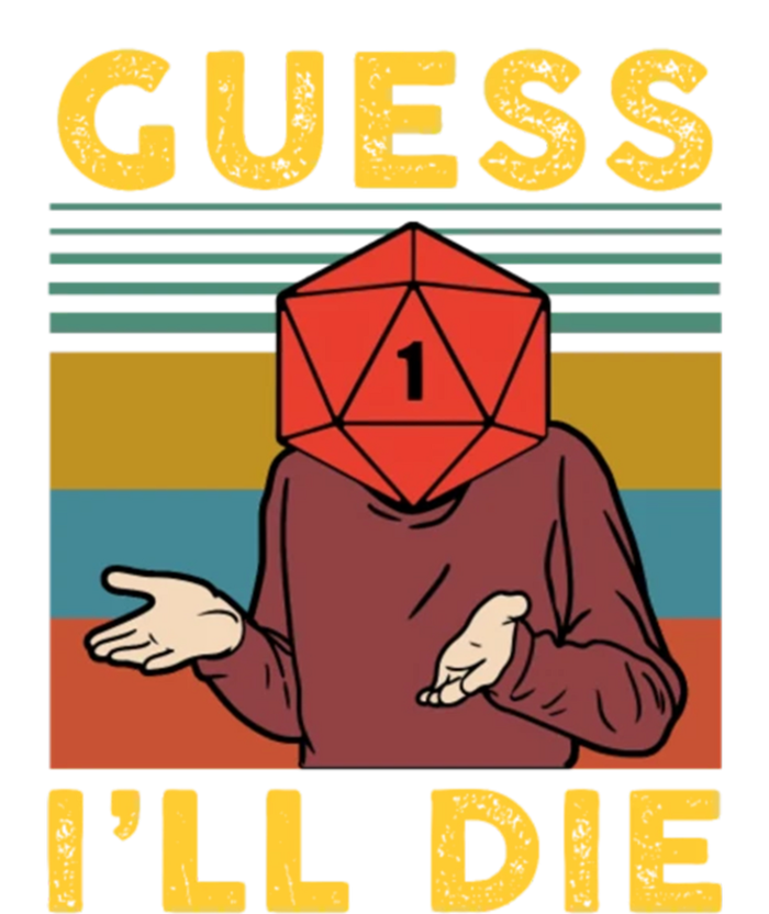 Guess I'll Die D20 Vintage Funny Dnd Kids T-Shirt