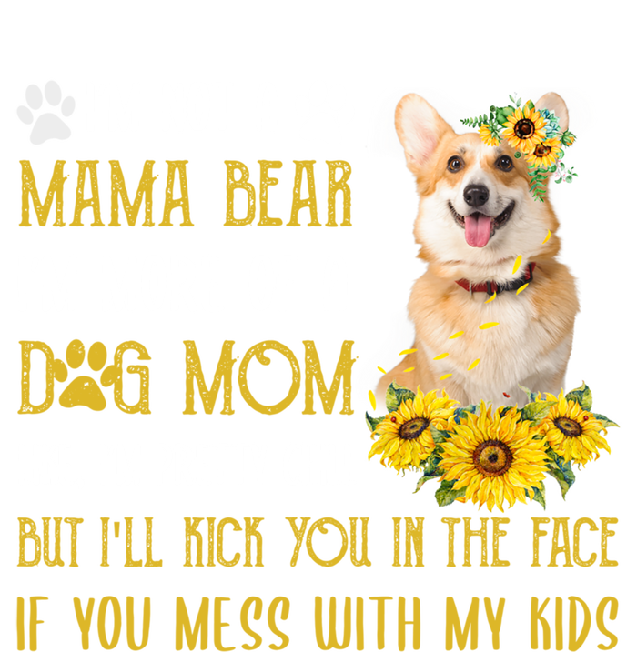 Sunflower Welsh Corgi Mom Mothers Day Dog Mom Great Gift Kids Long Sleeve Shirt