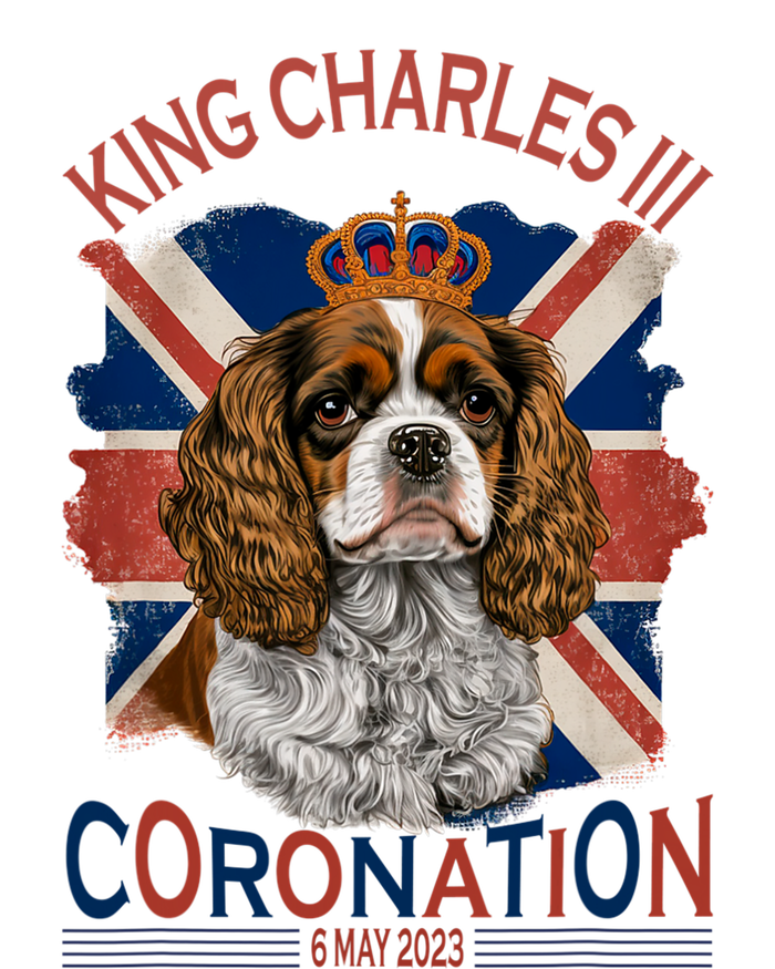 King Charles III British Royal Coronation May Spaniel Dog Kids Long Sleeve Shirt