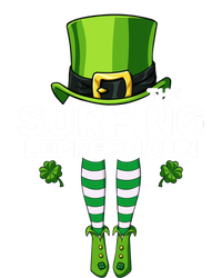 Surfing Leprechaun Costume Gift Matching Family Gift Sustainable Knit Beanie