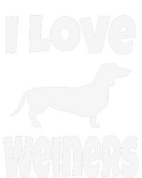 Dachshund Lover Mom Dad I Love Weiners Tie-Dye T-Shirt