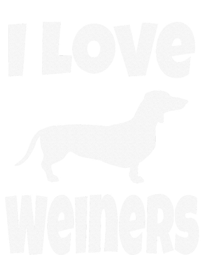 Dachshund Lover Mom Dad I Love Weiners Tie-Dye T-Shirt