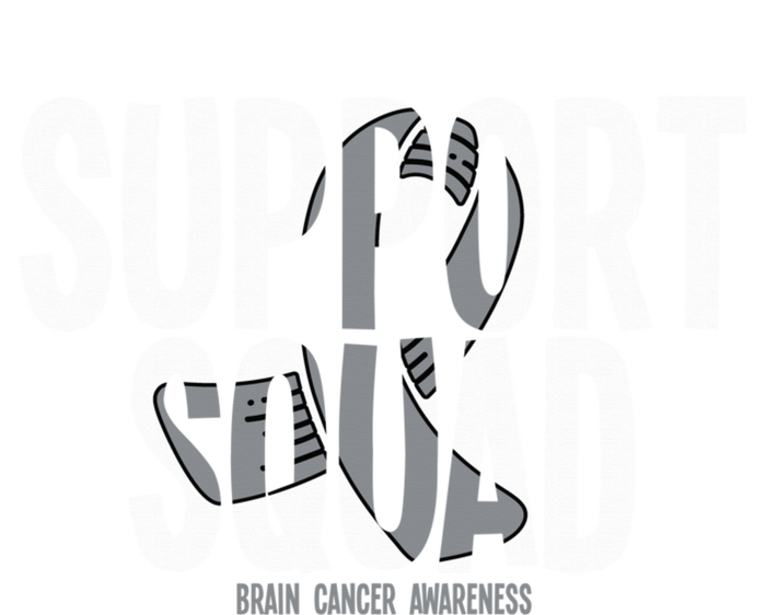 Support Squad Brain Cancer Awareness T-Shirt