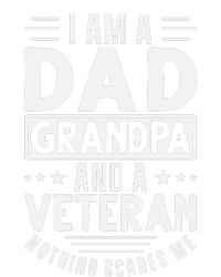 I Am A Dad Grandpa And Veteran Nothing Scares Me Tall Long Sleeve T-Shirt