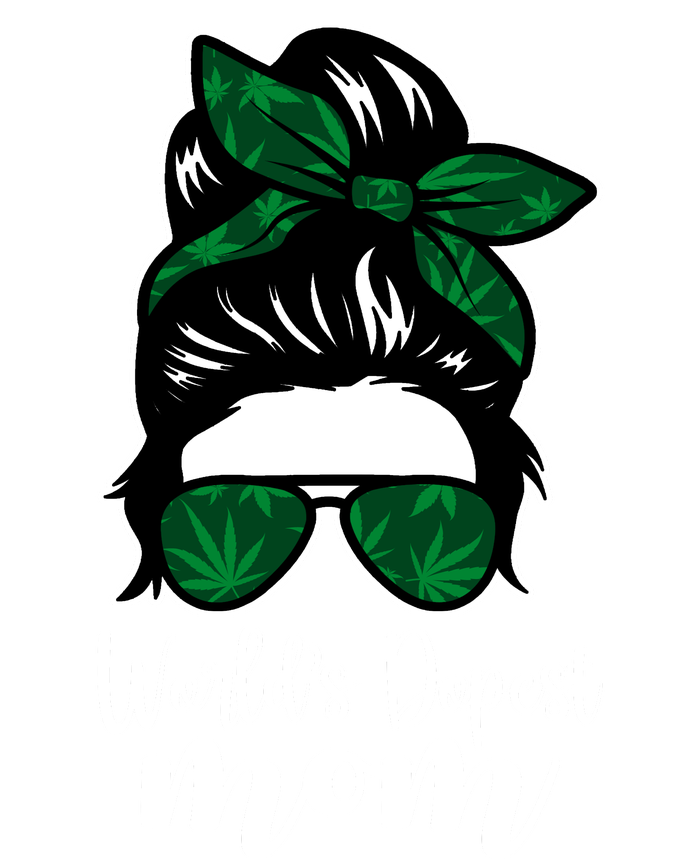 World's Dopest Mom Weed Hair Bun Pajama Set