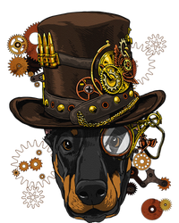 Steampunk Doberman Pinscher Medieval Victorian Ladies Long Sleeve Shirt