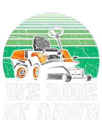 Mowing Dad Yard Work We Ride At Dawn Lawnmower Full Zip Hoodie