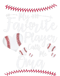 Heart My Favorite Player Calls Me Oma Baseball T-Shirt