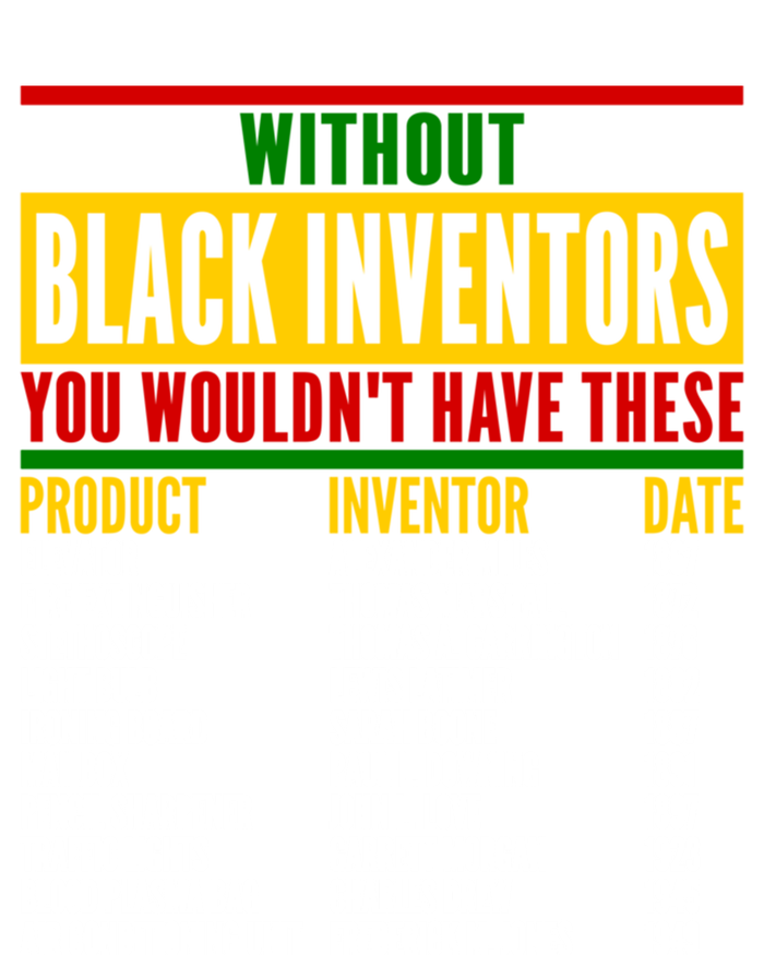 History Of Forgotten Black Inventors Black History Month Gift Premium T-Shirt