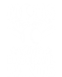 Moms Against White Baseball Pants Funny Baseball City Backpack