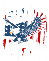 Us Flag America Eagle Land Of The Free Because Of The Brave Great Gift Kids Long Sleeve Shirt