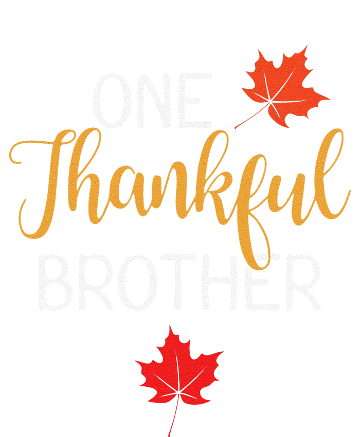 One Thankful Brother Thanksgiving Day Family Matching Gift Mousepad