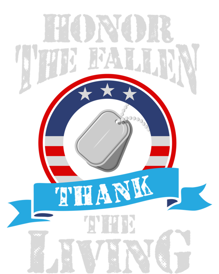 Veteran Cute Gift Honor The Fallen Thank The Living Gift Kids Long Sleeve Shirt