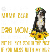 Sunflower Bernese Mountain Mom Mothers Day Dog Mom Cool Gift Women's Tri-Blend 3/4-Sleeve Raglan Shirt