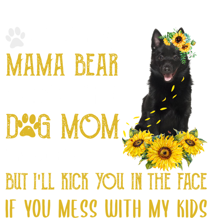 Sunflower Schipperke Mom Mothers Day Dog Mom Funny Gift T-Shirt