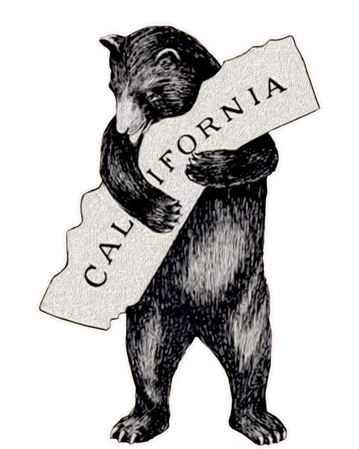 Usa I Love California Gift Artmeaningful Giftretro Vintage Cali Bear Hug Meaning Women's T-Shirt