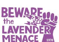 Beware The Lavender Menace 1970 Pride Lesbian Lavender Menace LGBT LGBTQ Tall Hoodie