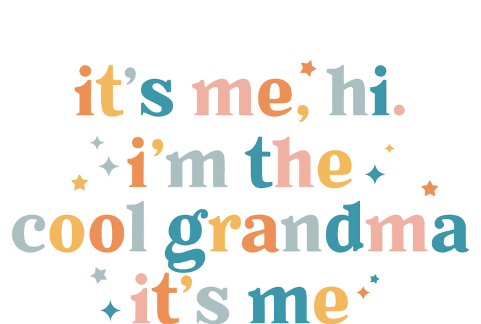 It's Me Hi I'm The Cool Grandma It's Me Grandma Life Mother's Day Anti Hero Cooling Performance Crew T-Shirt