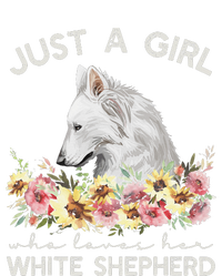 White Shepherd Just A White German Shepherd Dog Tie-Dye T-Shirt