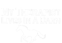 My Therapist Lives In A Barn Horse Lover Baby Bodysuit