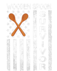 Wooden Spoon Survivor Humor Expression Funny Us Flag Large Microfiber Waffle Golf Towel