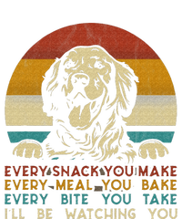 Every snack you make Golden Retriever dog breed retro Full-Length Apron With Pockets