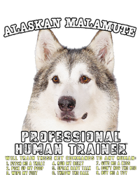 Alaskan Malamute Professional Human Trainer Cute Dog T-Shirt