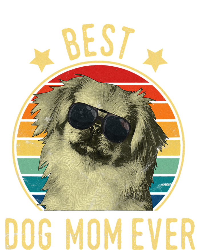 Best Dog Mom Ever Pekingese Mother's Day Gift Tie-Dye T-Shirt