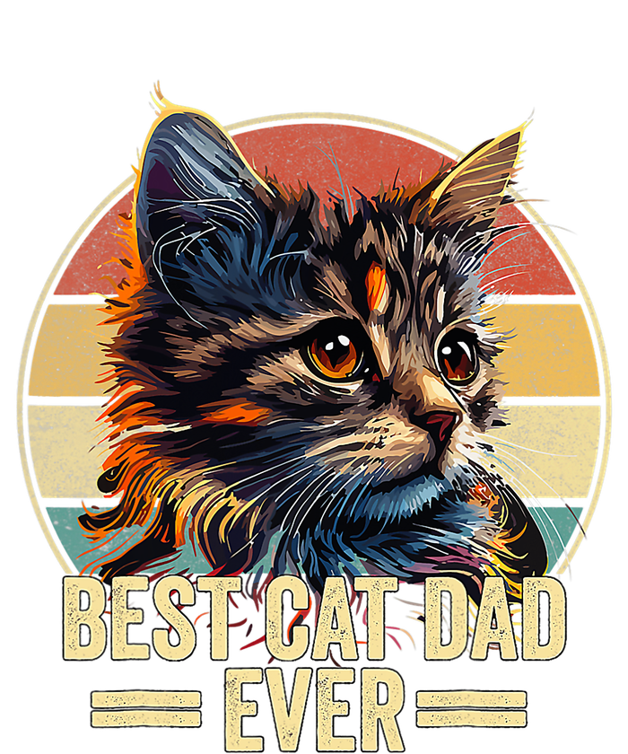 Best Cat Dad Ever Vintage Funny Cat Dad Fathers Day Kids Hoodie