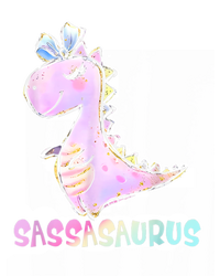 Sassasaurus Cute Dinosaur Funny Gifts For Women's Crop Top Tee