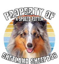 Shetland Sheepdog Sheltie Merle Property Of Retro Cute Dog T-Shirt