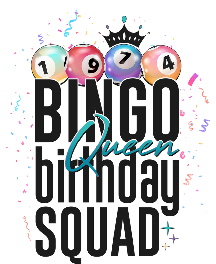 Bingo Queen Birthday Squad Ladies Essential Flowy Tank