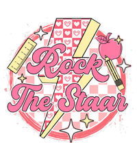 Rock The STAAR Teacher Student Funny Testing Day Checkered T-Shirt