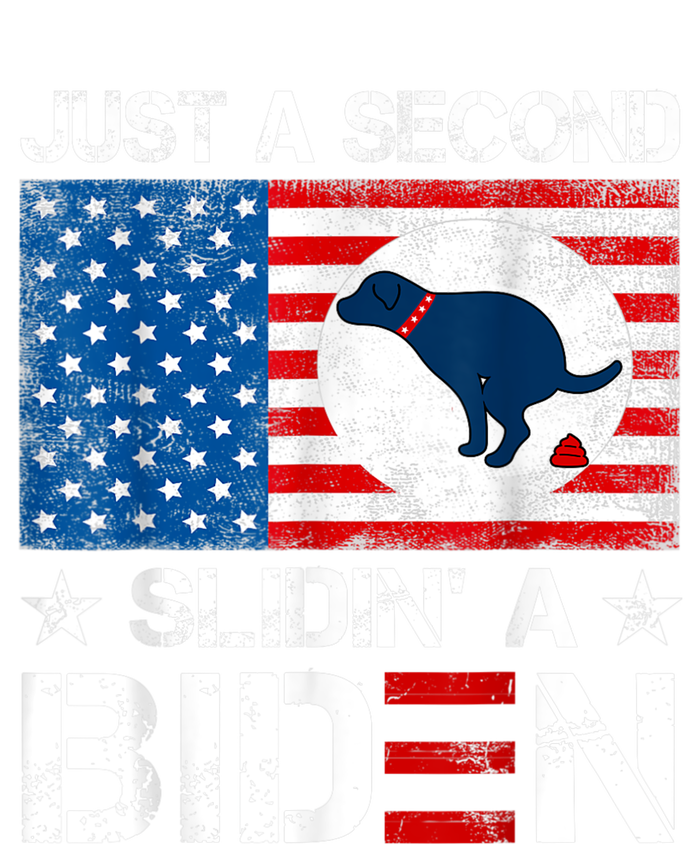 Just A Second Slidin' A Biden Funny Biden Women's Pullover Hoodie