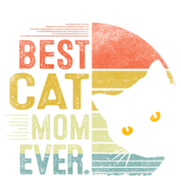 Best Cat Mom Ever Cute Mother's Day Cat Lovers Cat Mommy Great Gift Striped Beanie with Solid Band