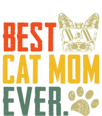 Best Cat Mom Ever Vintage Cute Cat Mommy Mother's Day Great Gift Tie-Dye T-Shirt