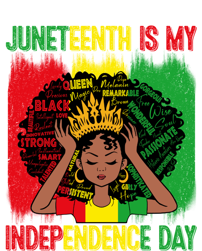 Black History African Juneteenth Is My Independence Melanin Meaningful Gift Kids Hoodie