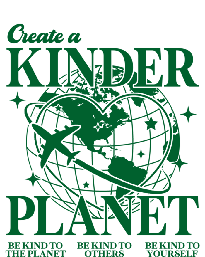 Create A Kinder Planet Aesthetic Trendy Costume Earth Day Gift Valucap Bio-Washed Visor