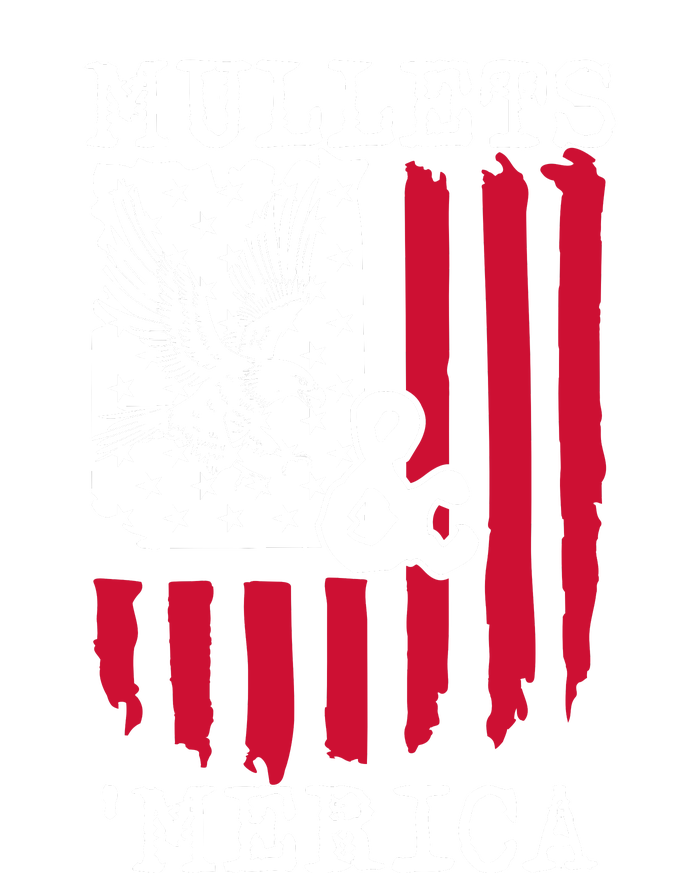 Mullets And Merica Mullet Eagle Flag | Party In The Back Cooling Performance Crew T-Shirt