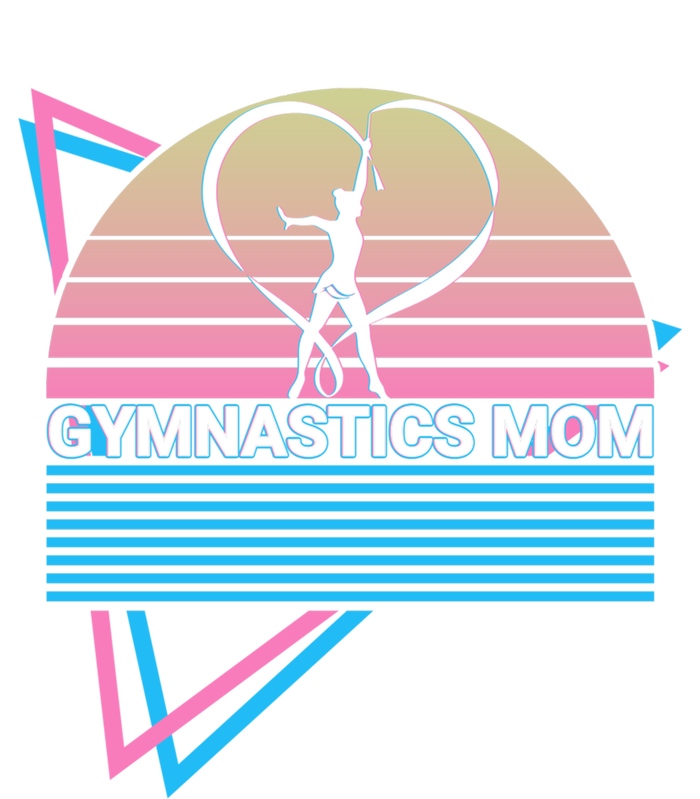 Gymnastics Mom Gymnast Retro Gift Women's Flannel Pajama Set