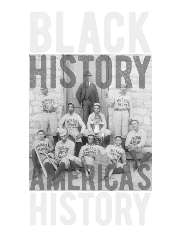 Black History America's History Historical Baseball Team Gift Hoodie