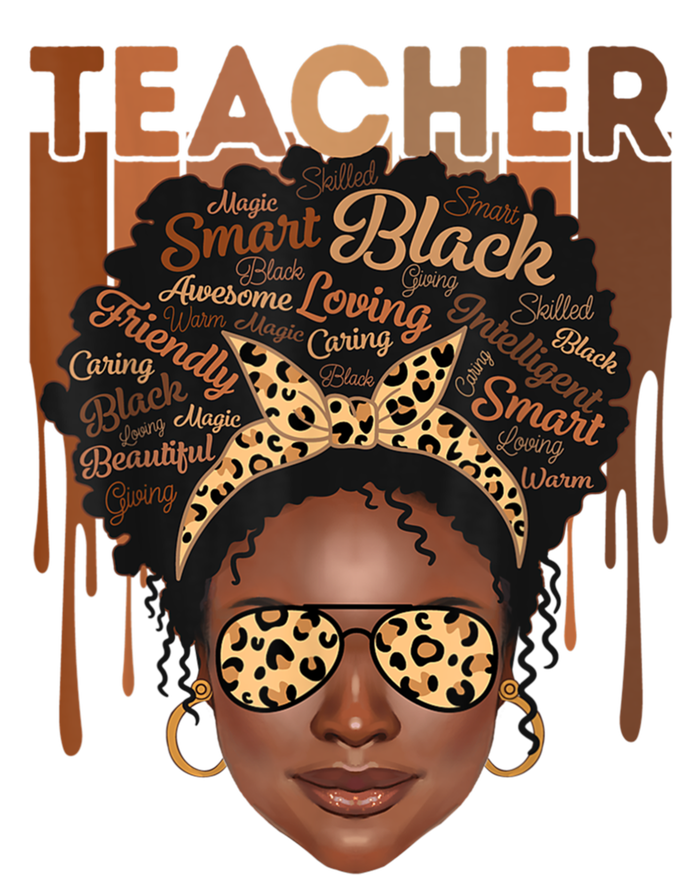 Black Teacher Afro Retro Matching Black History Month Gift Tall Long Sleeve T-Shirt