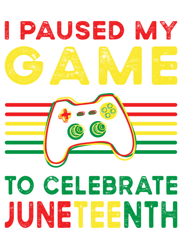 I Paused My Game To Celebrate Juneteenth Gamer Cool Gift Bumper Sticker